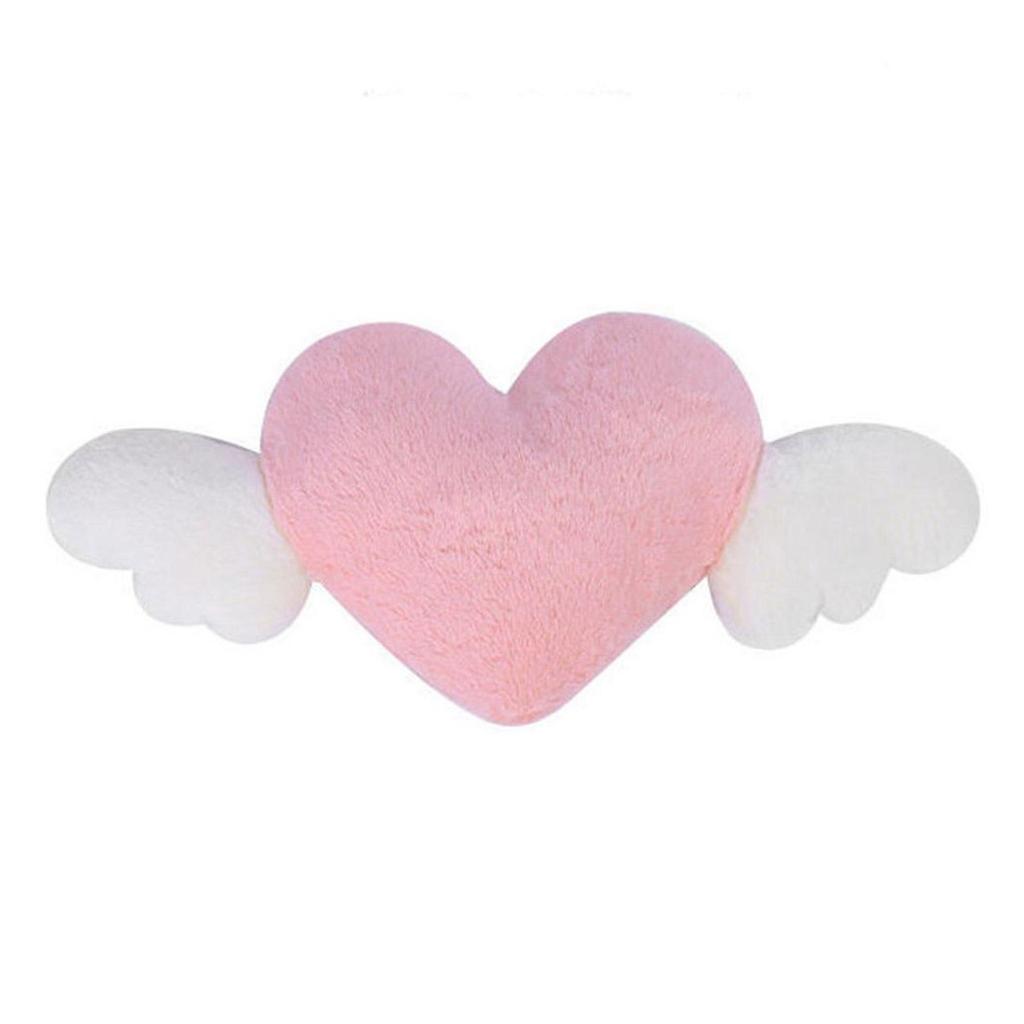 Heart-Shaped Car Headrest Plush Love Neck Pillow Seat Back Pillow Car Cushion Support Accessories Lumbar Decor Universal
