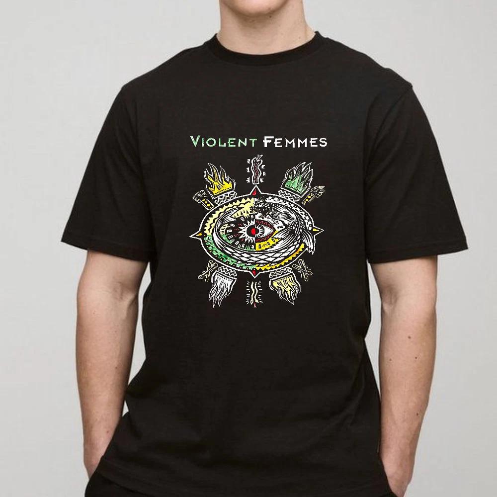 Vintage 1992 Violent Femmes Black Short Sleeve TShirt Unisex S5XL S