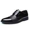 Fashion Black Dress Shoes Man Spring Autumn Social Shoe for Men Brown Pointed Toe Official 2024 Trend Italian Gentleman Low Price Party