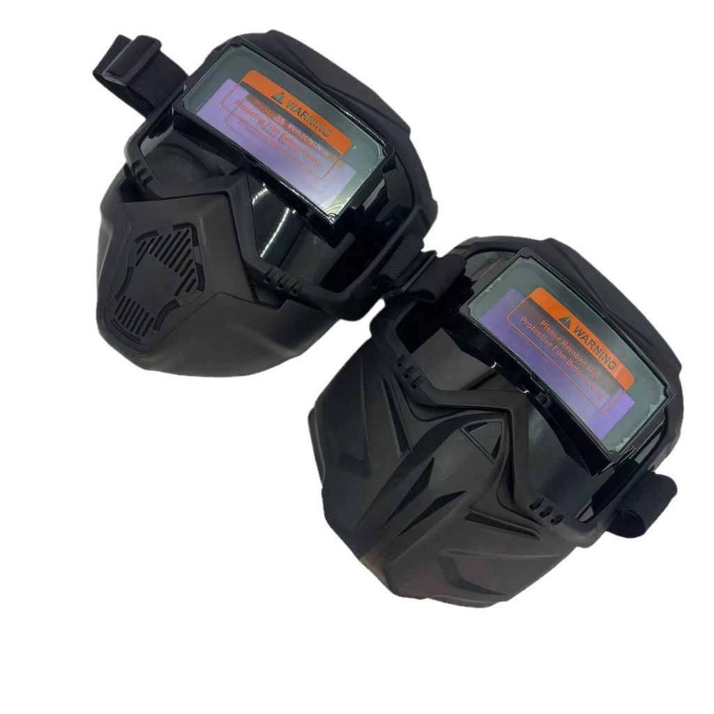 Harley Automatic Dimming Mask Anti-strong Light Anti-splash Electric Welding Protective Mask