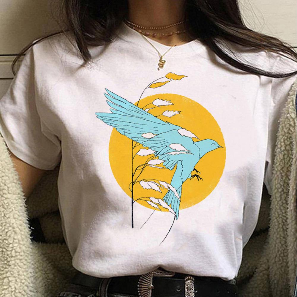 

Flag Tshirt Women Graphic JapanesTshirt Fashionable and Casual Round Neck Graphic T Shirts Harajuku S