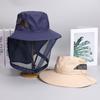 Men's Outdoor Mosquito Protection Fishing Hat with Face Shield and Bee Protection Mesh Mask.