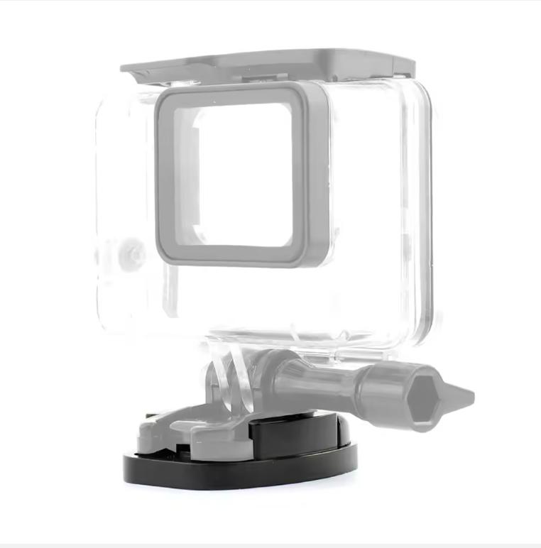 Aluminum Flat Surface Buckle Mount Quick Release Base 1/4" Copper Screw Nut for GoPro 13 11 Insta360 X4 OSMO Action 5pro Camera