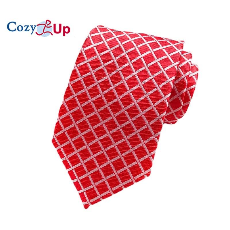 Cravata in carouri barbati 8cm Cravata cu fructe