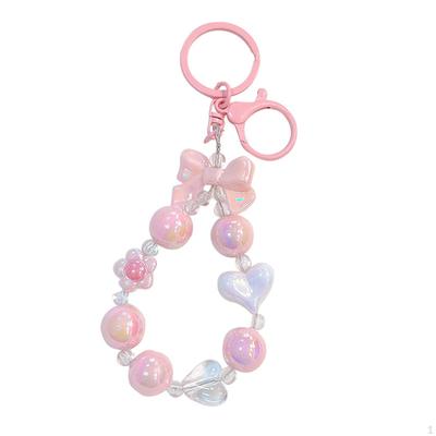 Beaded Key Bracelet Car Pendant Bead Rings Carnival Prizes