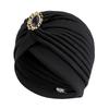 Casual Style Rhinestone Turban Hat Stretch Material Hijab Head Scarves Chemotherapy Cap  Daily Wear