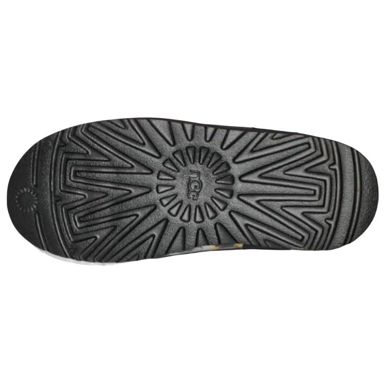 UGG Classic Clear Mini Boot Schwarz Mehrfarbig Schachbrett Damen Sneaker 1135530-BLKM