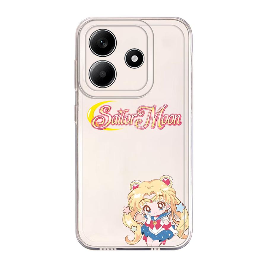 

Cartoon Sailor Moon Soft Phone Cover Case for Xiaomi Redmi Note 14 Pro Plus 9 10 11S 14C Note 13 12S 12 13C 10S A4 11 Redmi Note 13 5G