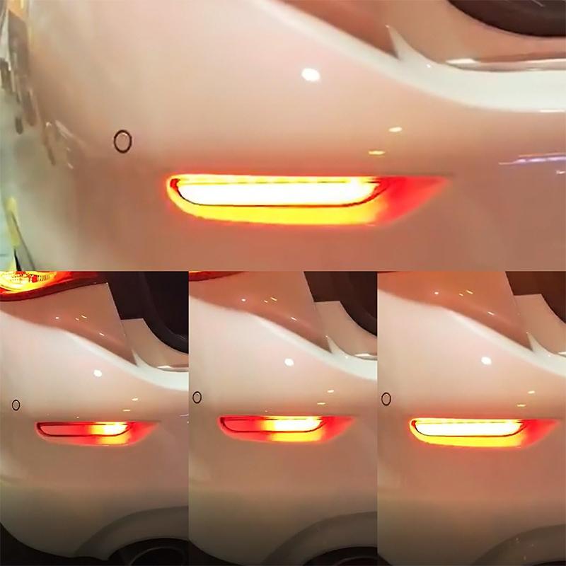 For Nissan X-trail T32 Rogue Qashqai J11 Leaf Pathfinder For Infiniti Q50 QX60 JX35 LED Rear Bumper Reflector Lights Tail Lamps