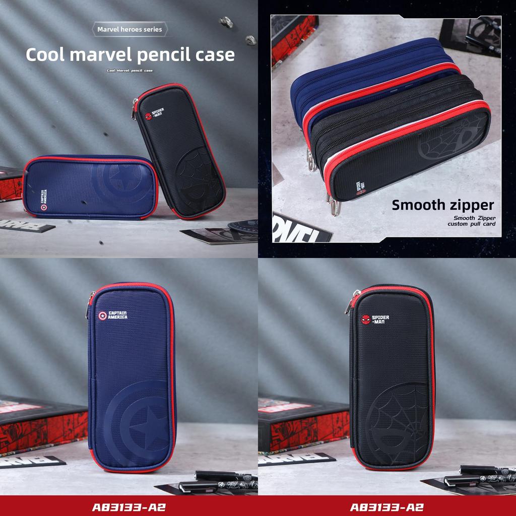 Marvel Boys Pencil Case With Large Capacity For School Supplies And Storage