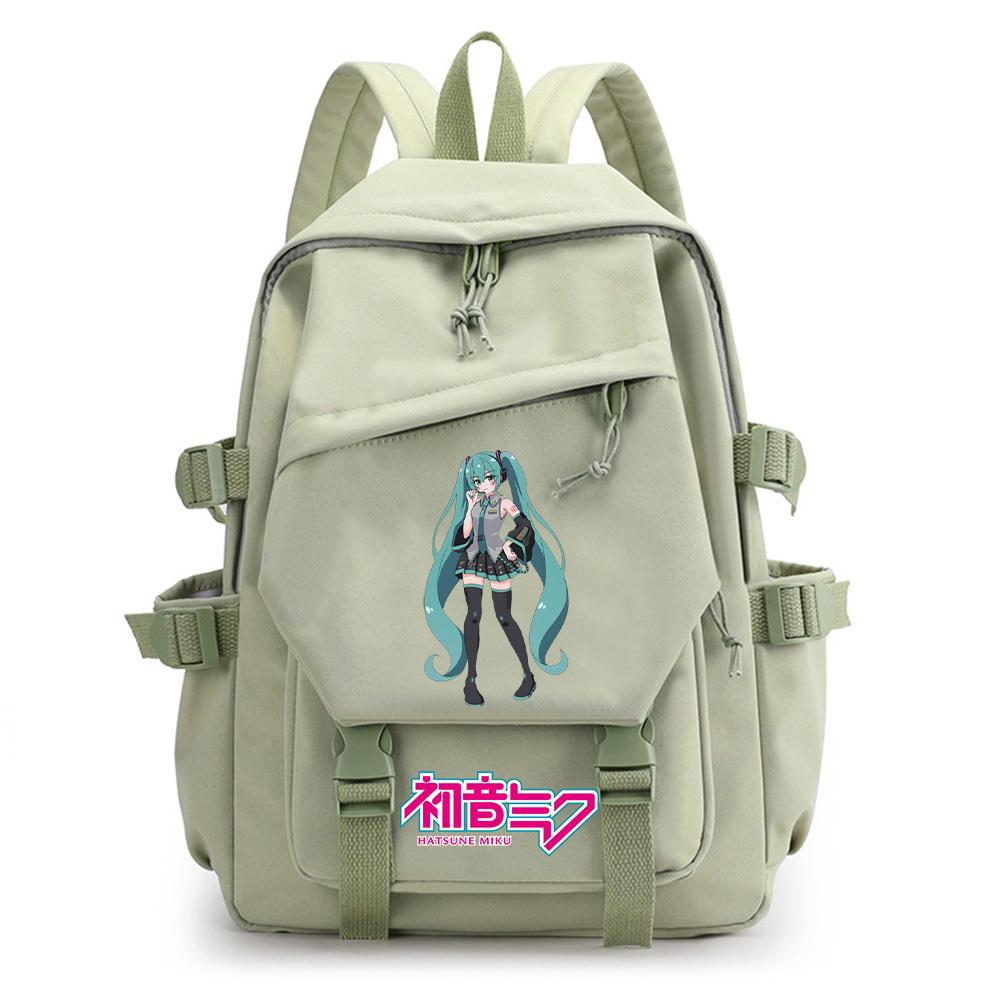

Anime Cartoon Hatsune Miku Printed Backpack for Teenger Children Student Schoolbag Girl Kid Gift Women Large Capacity Waterproof Travel Bag