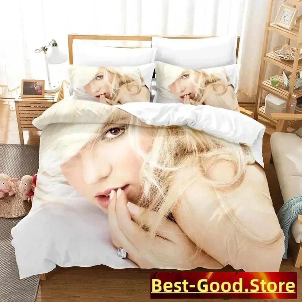 Popular Britney Spears Bedding Set Single Twin Full Queen King Size Bed Set Adult Kid Bedroom Duvetcover Sets Parure De Lit Bed