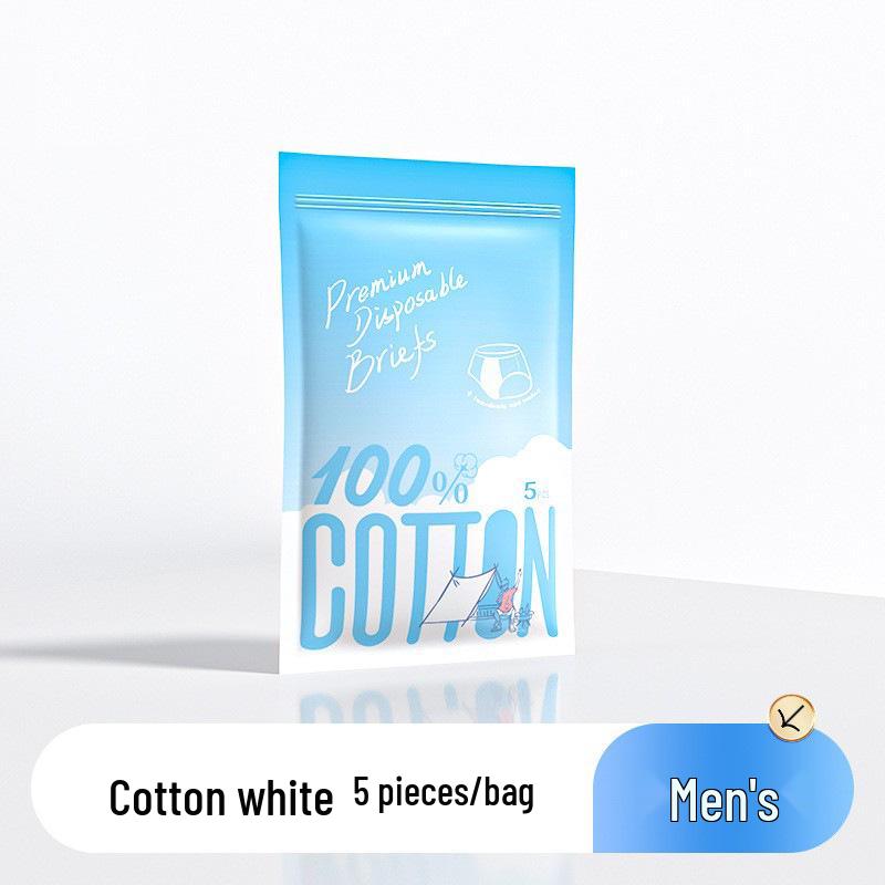 Supermarkt Herren- & Damen Einweg-Baumwollunterwäsche, einzeln verpackt, steril, Übergröße, reisefreundliche Slips.