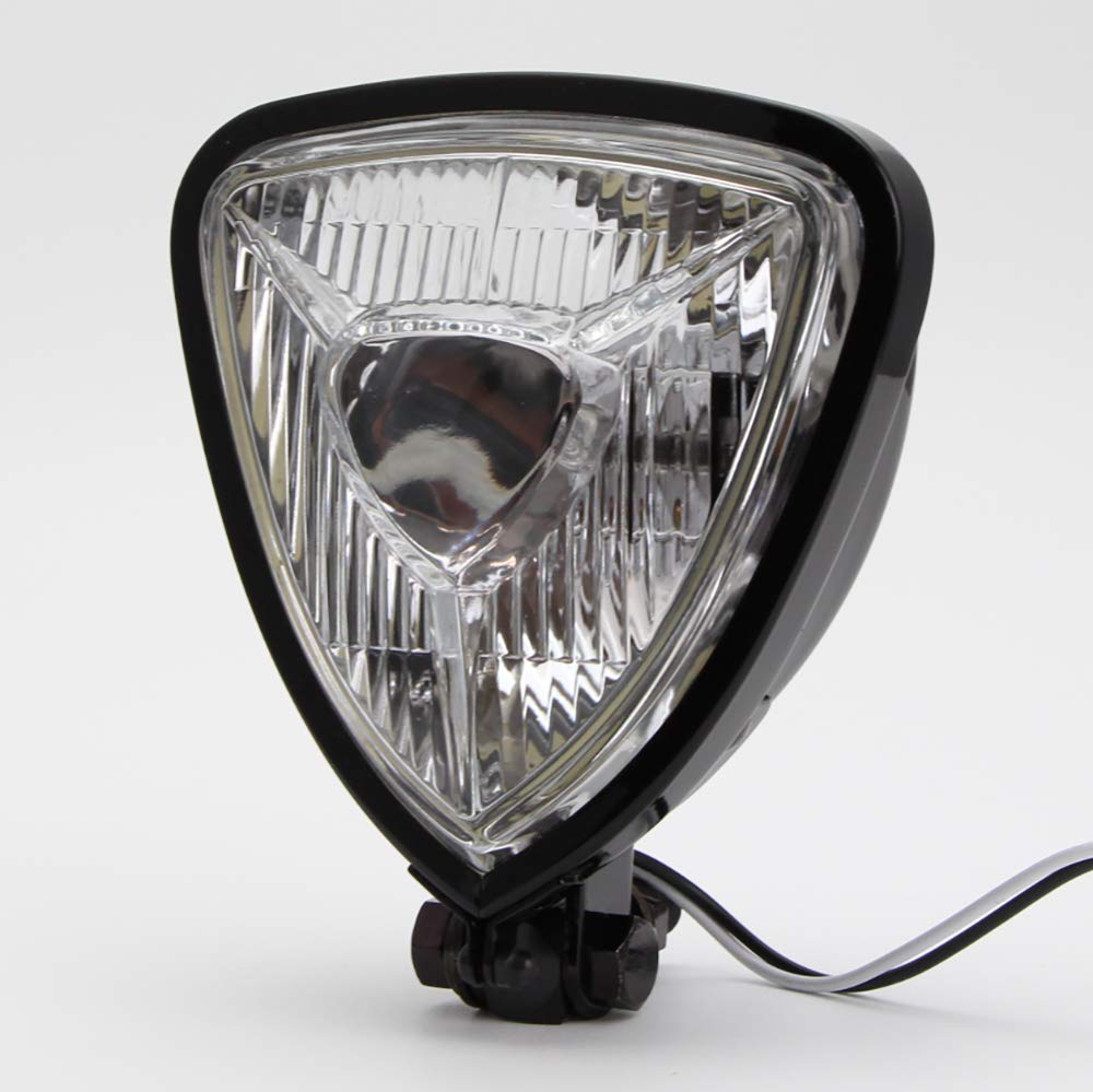 

JILLS PRODUCTS Треугольная прозрачная фара для Little Magna GB250 Драг и Vulcan, черная, Monkey, Ape, Cub, 50, Joker, Steed, Shadow, FTR223, Clubman,