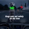 Led obojek pro psy Luminous usb Obojek pro kočky a psy Nastavitelný LED obojek s prevencí proti ztrátě LED světla pro psy Doplňky pro domácí mazlíčky