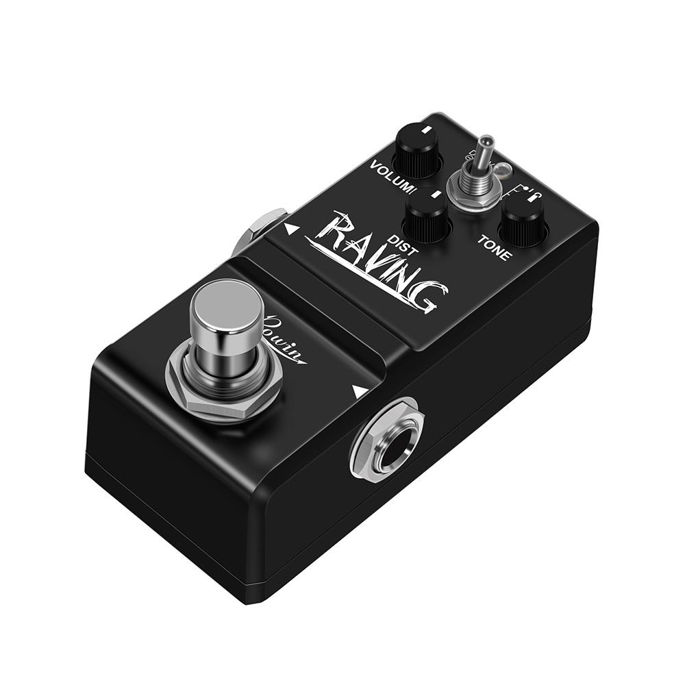 ROWIN Guitar Pedal RAVING Guitar Heavy Metal Distortion Effect Pedal Ture Bypass Metal Shell Guitar Musical Parts & Accessory