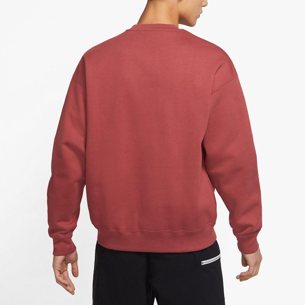 Nike Sweatshirts Men's Red Crew Neck Moderate Regular CV0554-661
