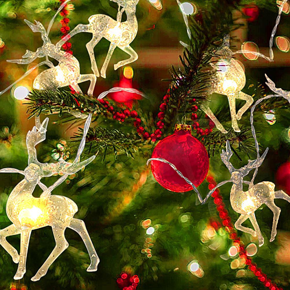 Reindeer LED Fairy Lights for Outdoor Tent & Holiday Decor