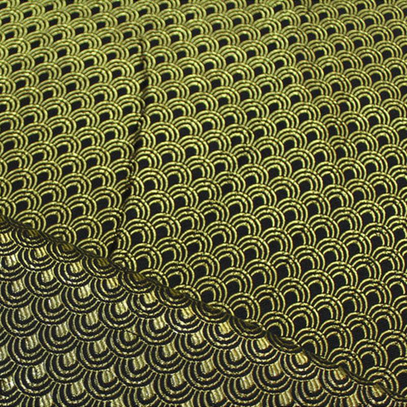 Robă mongolă în stil chinezesc de 50x140 cm, țesătură jacquard, brocart, model la scară retro, țesătură din satin mătăsos pentru material de cusut DIY