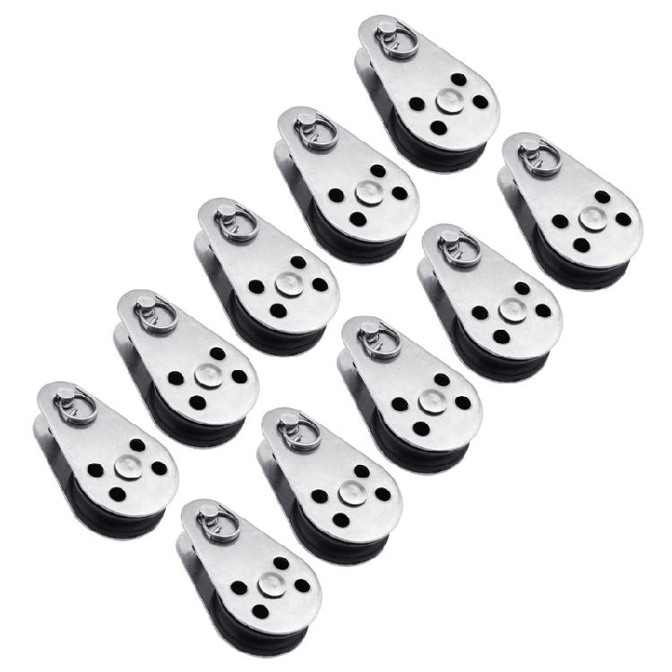 Industrial Grades Nonrust Steel Nylon Pulley Camping Gear Pulley For Sailboats Flagpole And Outdoor Equipment