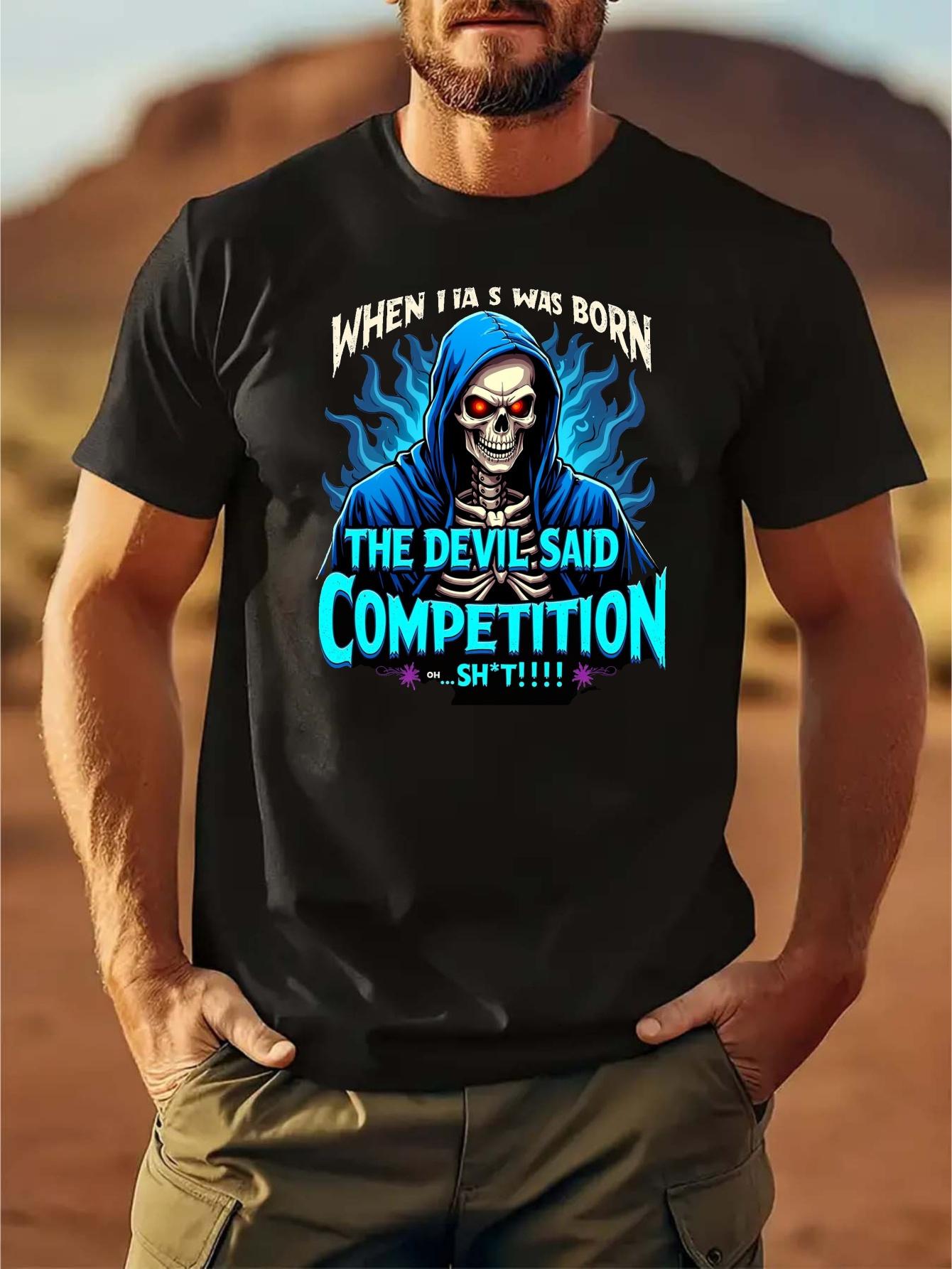 

Skull Graphic T-shirt - When I Was Born Design S