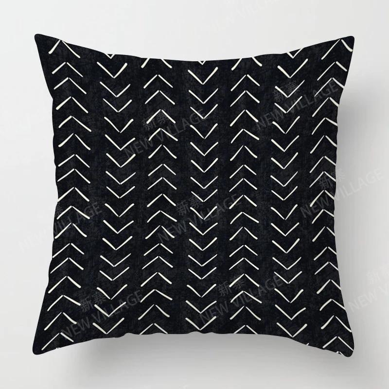 Nordic Fall Home Decor Throw Pillowcase Sofa Cushion Cover Modern 45x45cm 45*45 50x50 60x60cm 40x40 Boho Living Room Aesthetics