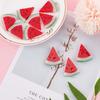 10 Stücke Obst Dreidimensionale Wassermelone Simulation Harz Schmuck Anhänger