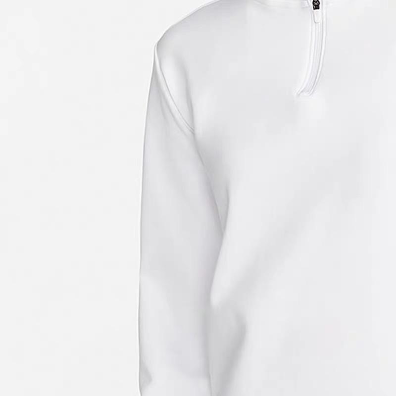 Nike Solid Color Casual Pullover Sports Long Sleeve T-Shirt Women Tops White DD4946-100