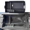 For Chevrolet Equinox 2018-2024 Car ABS Material Center Console Organizer Black