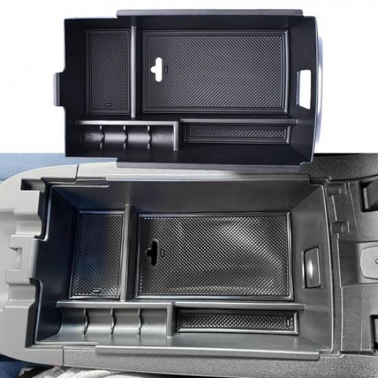 For Chevrolet Equinox 2018-2024 Car ABS Material Center Console Organizer Black