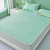 Latex Summer Mat Kit Cooling Feel Bed Pad and Pillowcase Cold Sleeping Bed Mat for Summer Breathable Folding Cool Mat