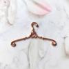 2Pcs/Bag Miniature Retro Coat Hanger Model Simulation Decoration Dollhouse Accessories Micro Landscape Props Kids Play Toys Gift