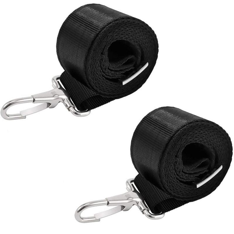 Water Resistant Marine Webbing Straps Adjustable Boat Top Awning Tie Down Straps with Loop for Sailing No accessories