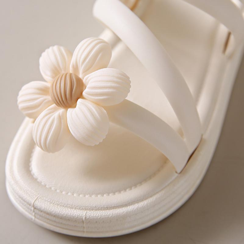 Neue vielseitige flache, rutschfeste französische Sandalen für Damen im Sommer