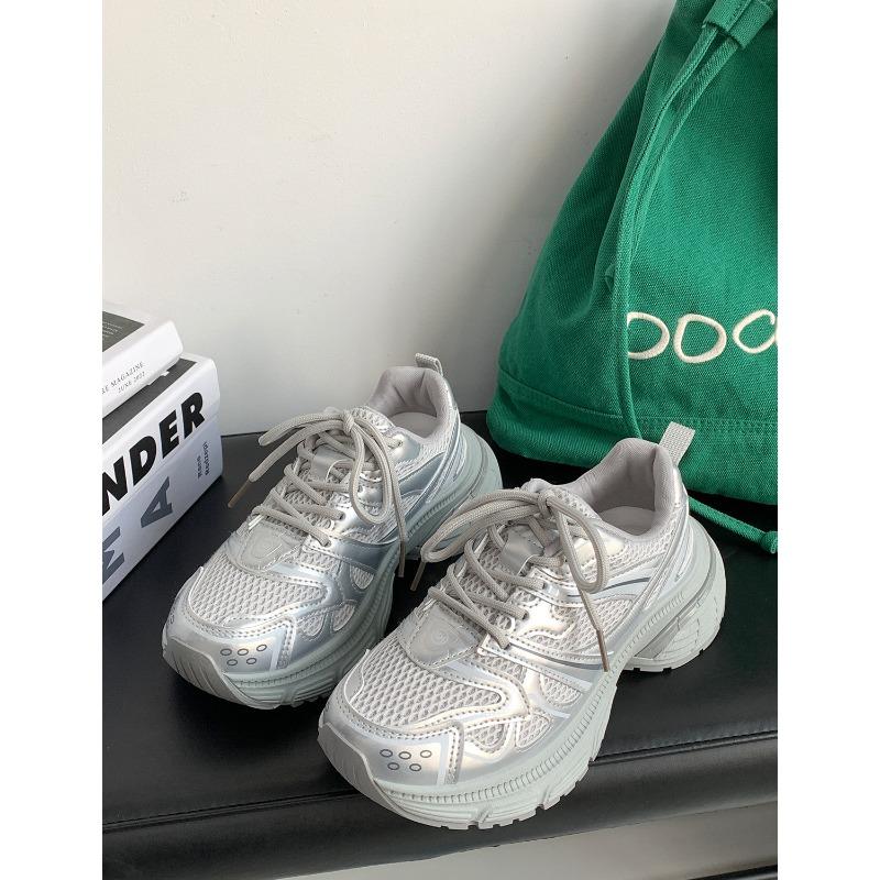 New hot summer new casual dad shoes platform mesh sneakers 3811