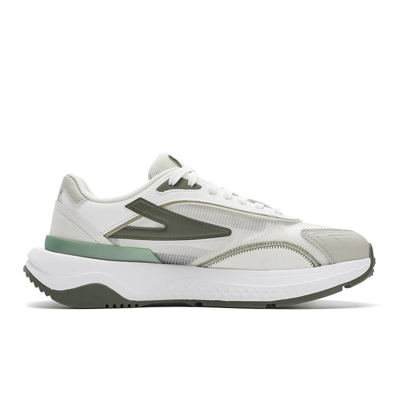 FILA PIONIERE Pioneer Abrasion Resistant, Breathable, Lightweight Low top Training Shoes Men's White Green F12M521108FBI