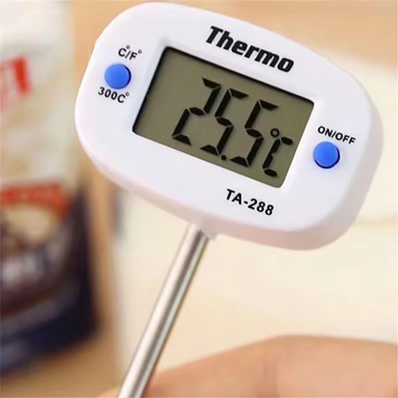 Digital Meat Thermometer Cooking Food Kitchen BBQ Probe Water Milk Oil Liquid Oven Digital Temperaure Sensor Meter Gauges