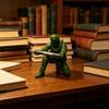 3D Printed Soldier Pen Pencil Holder Stand for Desk, Pen Display Stand, Creative Pencil Holder, Military Decorations for Home Office