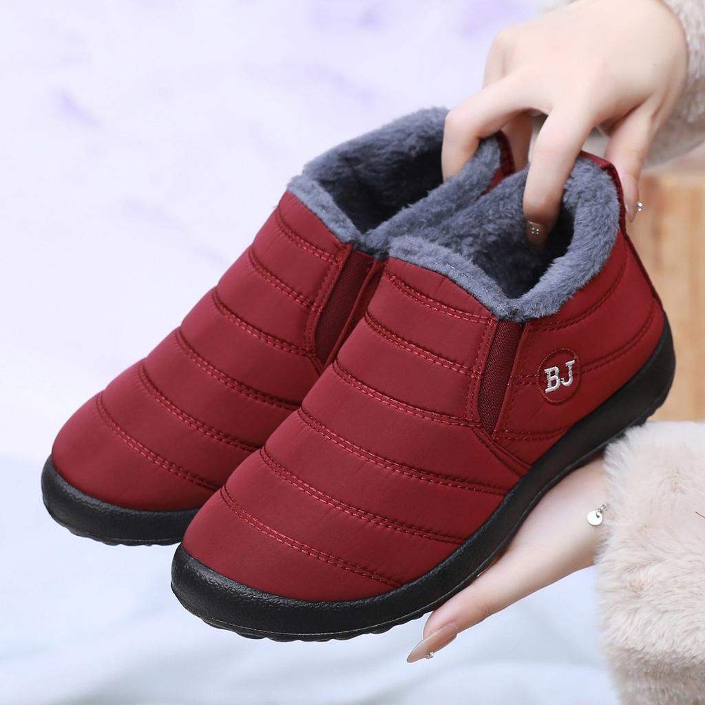 Cotton Shoes, Snow Boots, Fleece, Thickened Cotton Boots, Warm Shoes, Casual Shoes