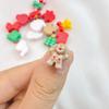 30Pcs New Cute Resin Mini Christmas Collection Flat Back Manicure Parts Embellishments For Hair Bows Accessories