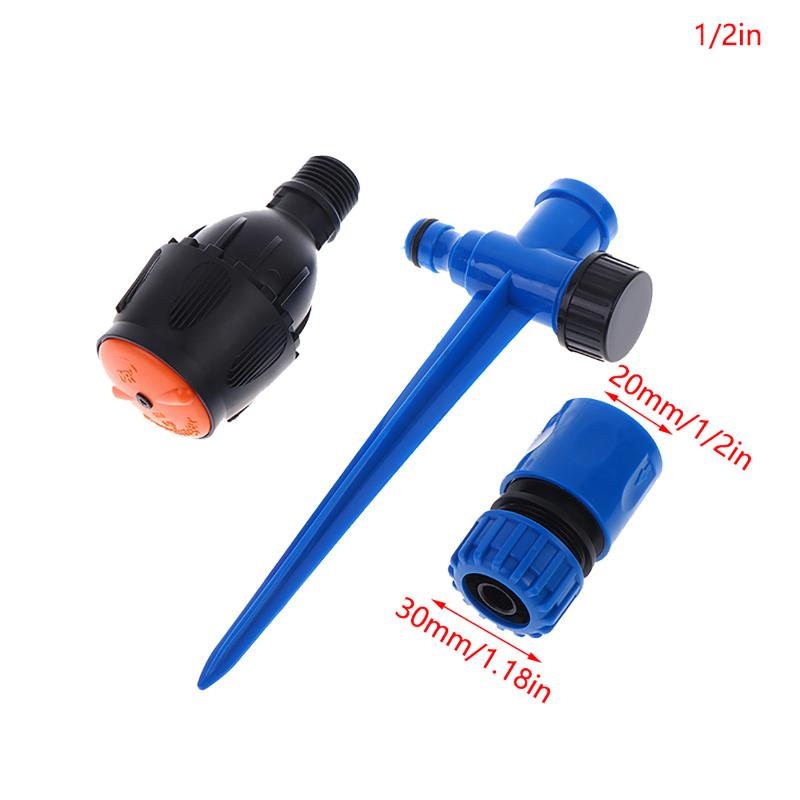 360 Degree Garden Watering Nozzle Automatic Rotating Sprinkler  For Gardening Lawns And Outdoor Plant Watering Vegetables Device