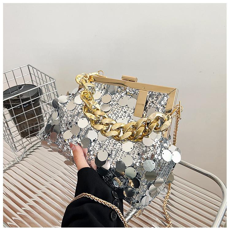 

Stylish Korean Style Clutch Bag For Women With Sequins Ideal For Casual Outings In Vibrant Blue White Purple And More