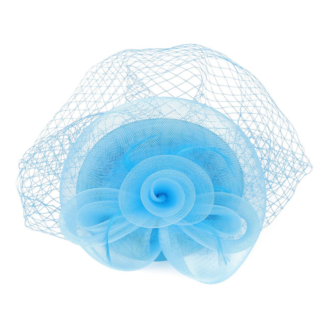 Frauen Mädchen Mesh Fascinators Hut Cocktail Party Stirnband Kopfschmuck Hochzeit Hut