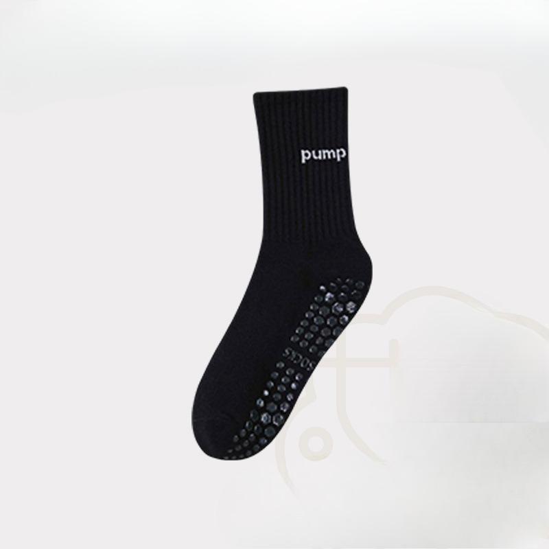 Yoga Socks Women's Mid-length Pure Cotton Silicone Anti-slip Indoor Pilates Fitness Sports Socks for Adults Floor Socks