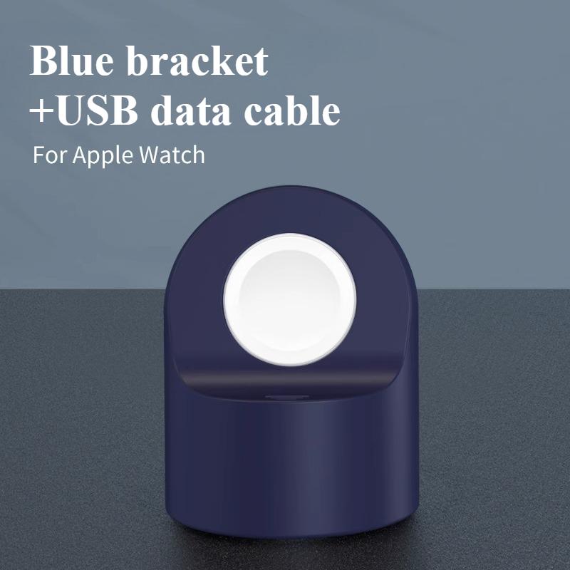 Ladeständer für Apple Watch Series Ultra/8/SE2/7/6/SE/4/3 49mm/45mm/44mm/42mm/41mm/40mm/38mm Langlebiger Silikon Nachttischmodus