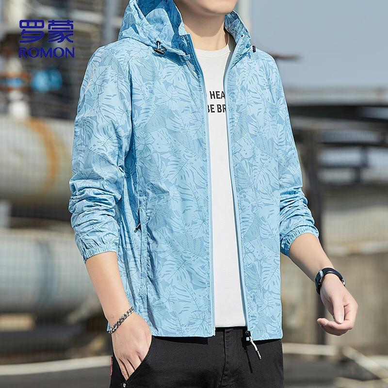 ROMON Men s Ice Silk Sun Protection Quick-Dry Outdoor Jacket 2665 XL