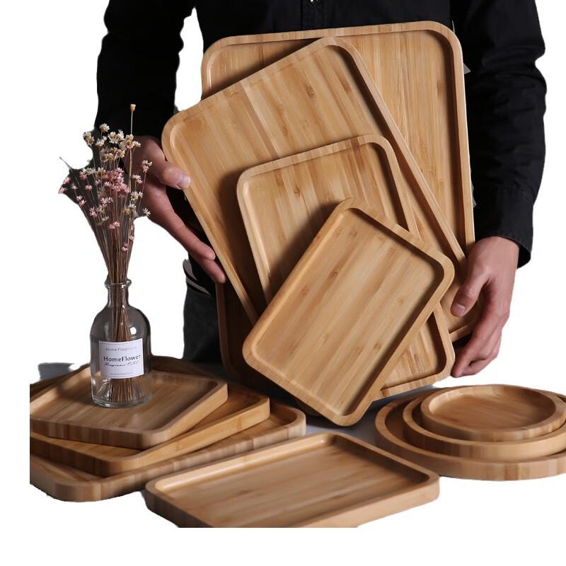 Bamboo Wood Multipurpose Serving Tray