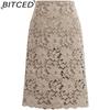 BITCED Women's Fashion Casual Solid Color Print Summer Spring Skirt