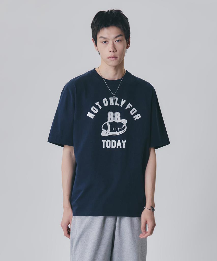 NOT ONLY FOR TODAY Planet88 Short Sleeve T-Shirt [Navy]