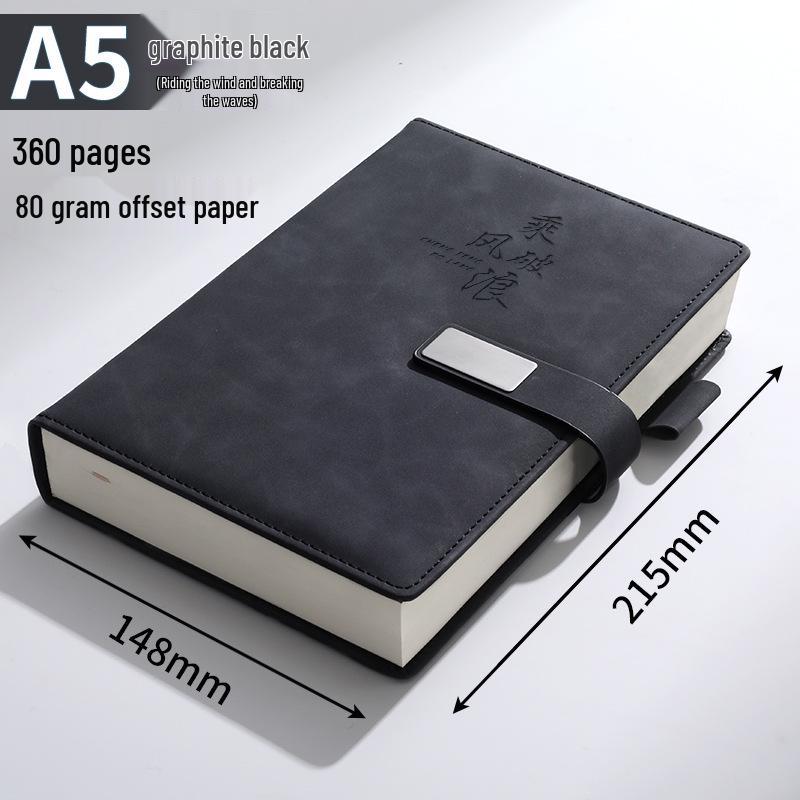 Deluxe A5/B5 Business Planner Notebook with Custom Logo Gift Box
